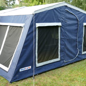 Anhängerzelt XL, inkl. Vorzelt – Bild 3