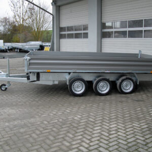 Humbaur HTK 3500.41 STAHL Tridem 3 Achser NEU – Stahlbordwand Schwarz – Bild 7