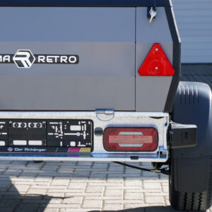 Stema RETRO ADVANCED 750G DELUXE Staubgrau mit Deckel inkl. Reling – Bild 6