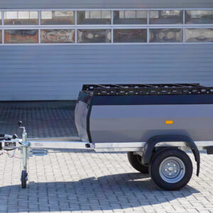 Stema RETRO ADVANCED 1000 DELUXE Staubgrau mit Deckel inkl. Reling – Bild 3