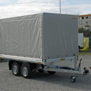 Humbaur HT203116 Planenaufbau LH 1600 mm – Grau